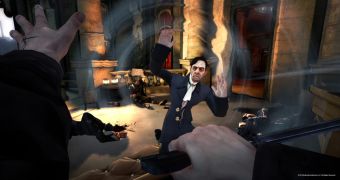 Use the Wind Blast in Dishonored