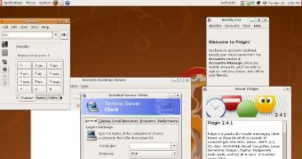 Ubuntu 8.04 LTS desktop