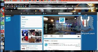 FRANCE 24 Arabia Twitter account hacked by Syrian Electronic Army
