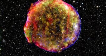 A classic type 1a supernova remnant