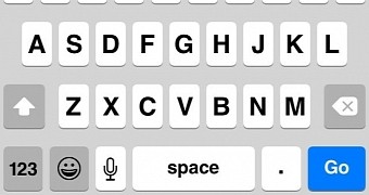 iOS 8 keyboard in Opera Mini