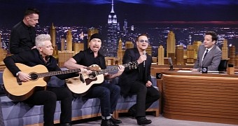 Jimmy Fallon gets to use U2 as his house band for a whole week on The Tonight Show