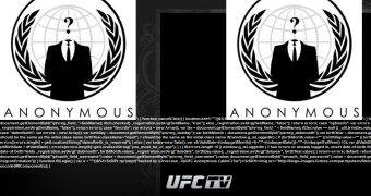 UFC site hacked by Anonymous