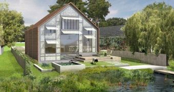 UK debuts amphibious home on the River Thames