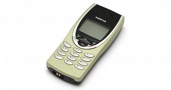 This is what the Nokia 8210 looks like