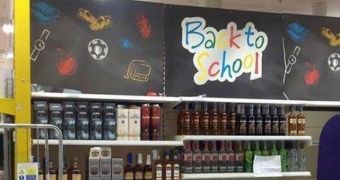 Tesco store gets customers confused with odd back-to-school offering