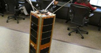 This 10-inch-long satellite is a good example of the miniature spacecraft the US Army wants in Earth's orbit