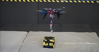 A drone that uses 3D printing to lift objects