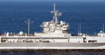The Avenger-Class USS Guardian navy ship was grounded in the Sulu Sea