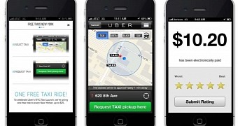 Uber for iOS in action