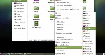 Ubuntu MATE 15.04 Lets Users Change Folder Color - Video