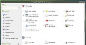 Compiz effects in Compiz-config-manager