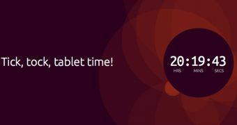 Ubuntu tablet OS countdown on Ubuntu.com website