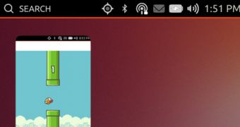 Flappy Bird in Ubuntu Touch