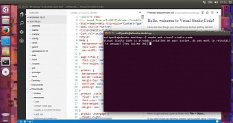 Visual Studio Code in Ubuntu 15.04