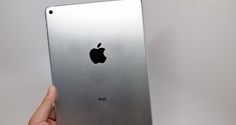 iPad Air 2 viewed from the back