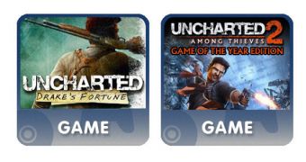 The first two Uncharted titles are now available for download