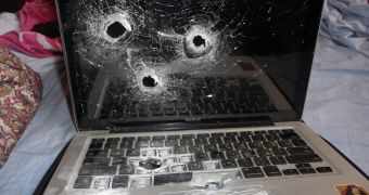 Unibody MacBook Shot Three Times, Pronounced Dead [Updated]