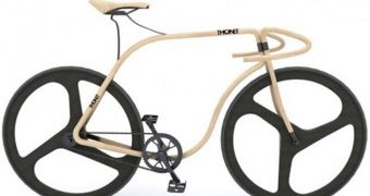 Pricy, limited edition bicycle is made from bent wood