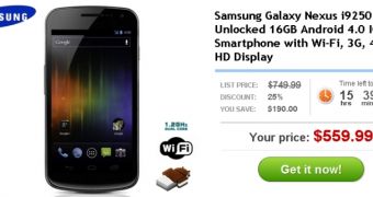 Unlocked Galaxy Nexus Only $560 (430 EUR) at Daily Steals