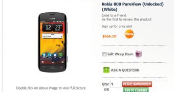 Unlocked Nokia 808 PureView Goes on Sale in the US for $665 USD (530 EUR)