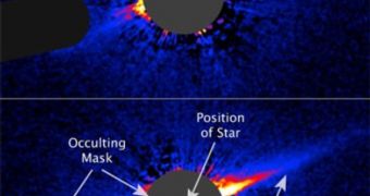 Unusual Blue Halo Around Distant Star Could Point at Hidden Planets