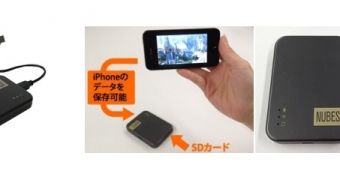 I-O Data NUBES memory card reader
