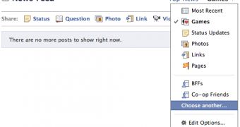 The new Facebook News Feed filters in testing
