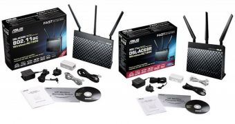 ASUS DSL-AC68R and DSL-AC68U Dual-Band Wireless-AC1900 Gigabit Routers