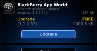 RIM updates the App World for BlackBerry