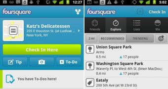 Foursquare Android App