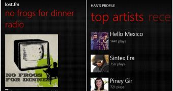 Last.FM for Windwos Phone