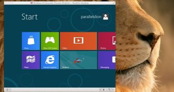 Parallels Desktop screenshot
