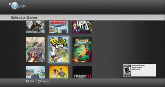 The Uplay app on the Wii U