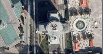 Virtual Earth aerial imagery