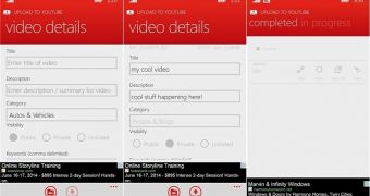 Upload to YouTube for Windows Phone 8.1