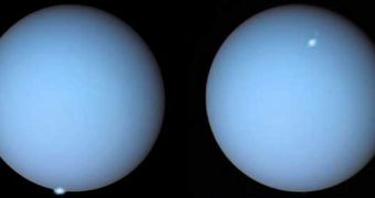 Hubble image shows auroras at Uranus