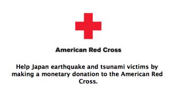 Apple iTunes screenshot - American Red Cross banner