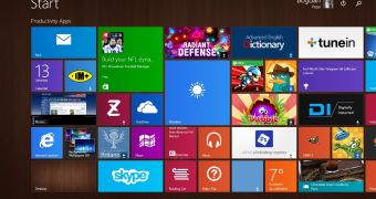 The Start screen replaced the Start menu in Windows 8