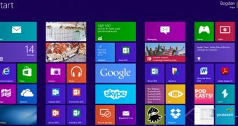 The Start Screen replaces the old and extremely popular Start Menu