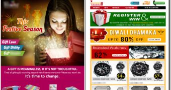 Diwali-themed spam emails
