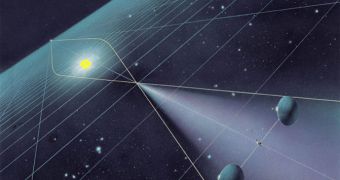 Detectors placed in the Sun's focal point could enable extremely fast communications with space probes