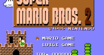 Super Mario Bros.: The Lost Levels start screen