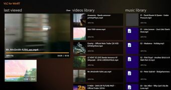 VLC for Windows 8.1 in action