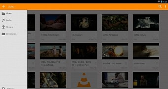 VLC for Android menu
