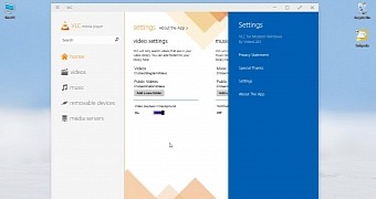 VLC for Windows 10 settings