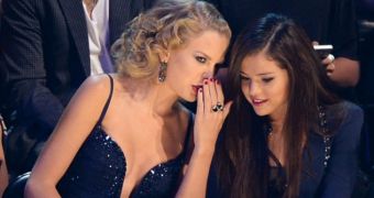 Good friends Taylor Swift and Selena Gomez were seated together at the VMAs 2013