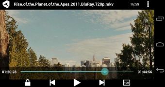 VPlayer for Android (screenshot)