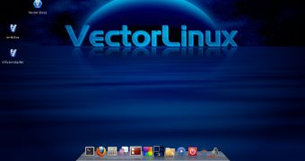 Desktop of VectorLinux