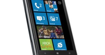 HTC Surround running Windows Phone 7